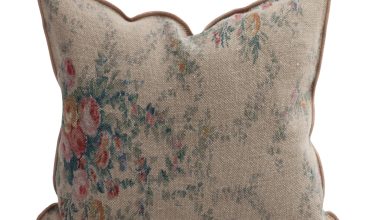 Wabi Sabi Pompadour Nude Pillow 20x20, from Maison de Vacances