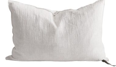 Washed Crepon Pillow 16x24 in Blanc, from  Maison de Vacances