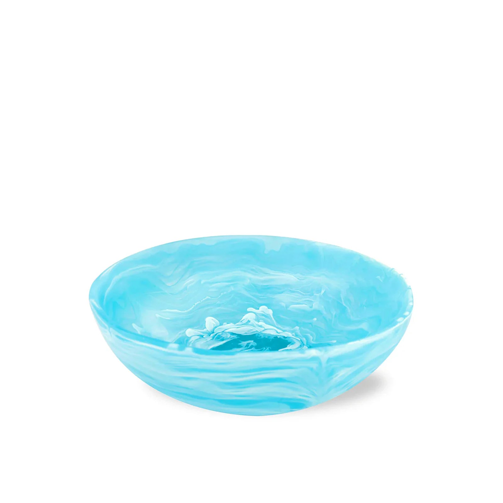 Wave Bowl in Aqua Swirl, from Nashi Home
