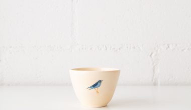 Blue Bird Cereal Bowl, from Tivoli Tile Works