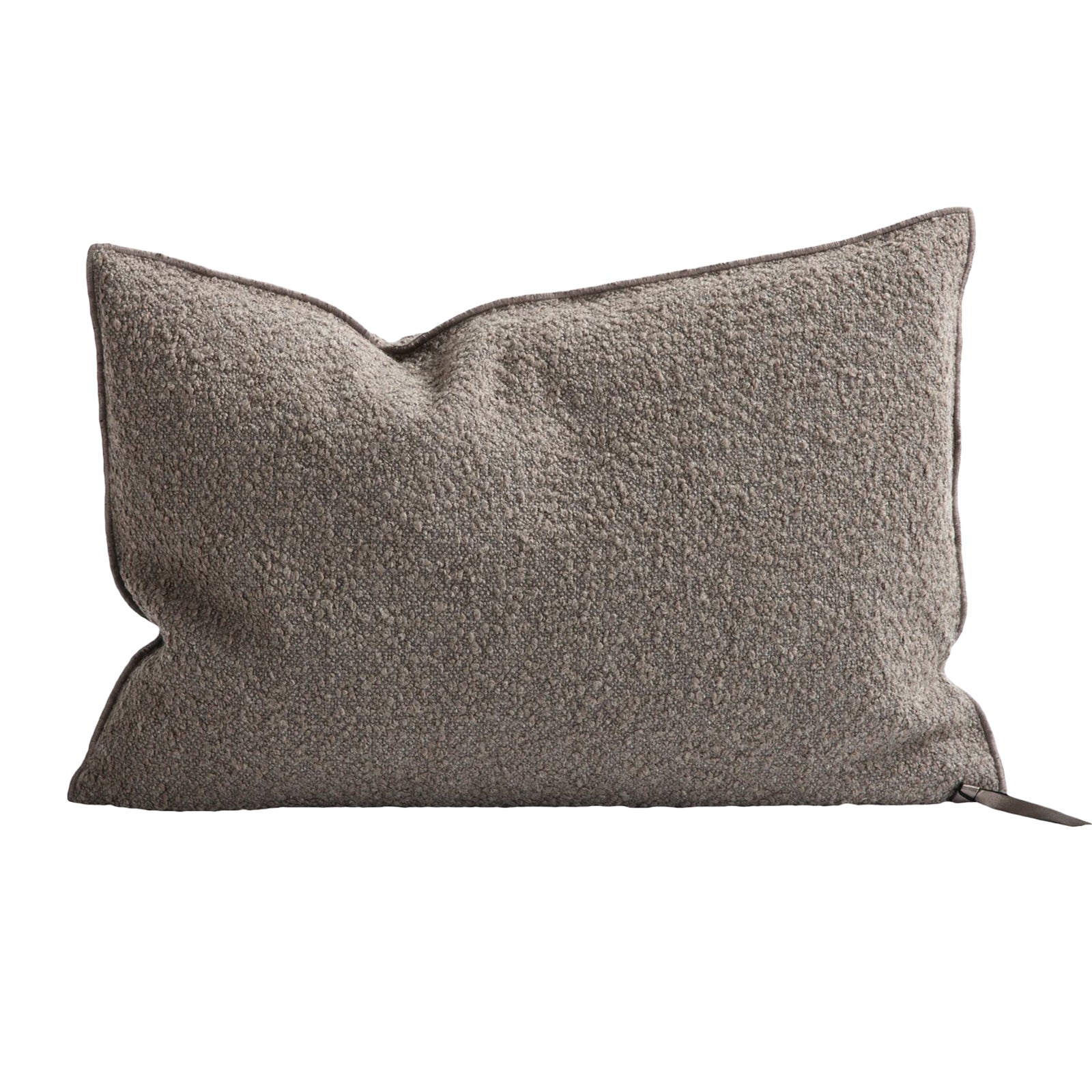 Wooly Vice Versa Pillow 16 x 24 in Ecorce, from Maison de Vacances