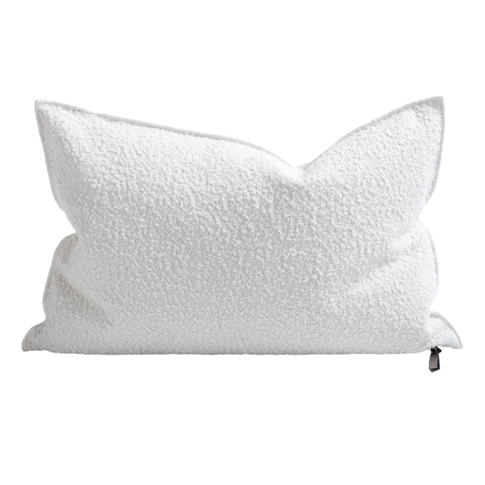 Wooly Vice Versa Pillow in Blanc 16 x 24, from Maison de Vacances