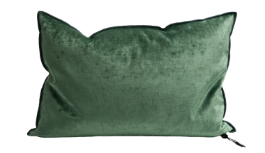 Velvet Pillow 16x24 in Forest, from Maison De Vacances