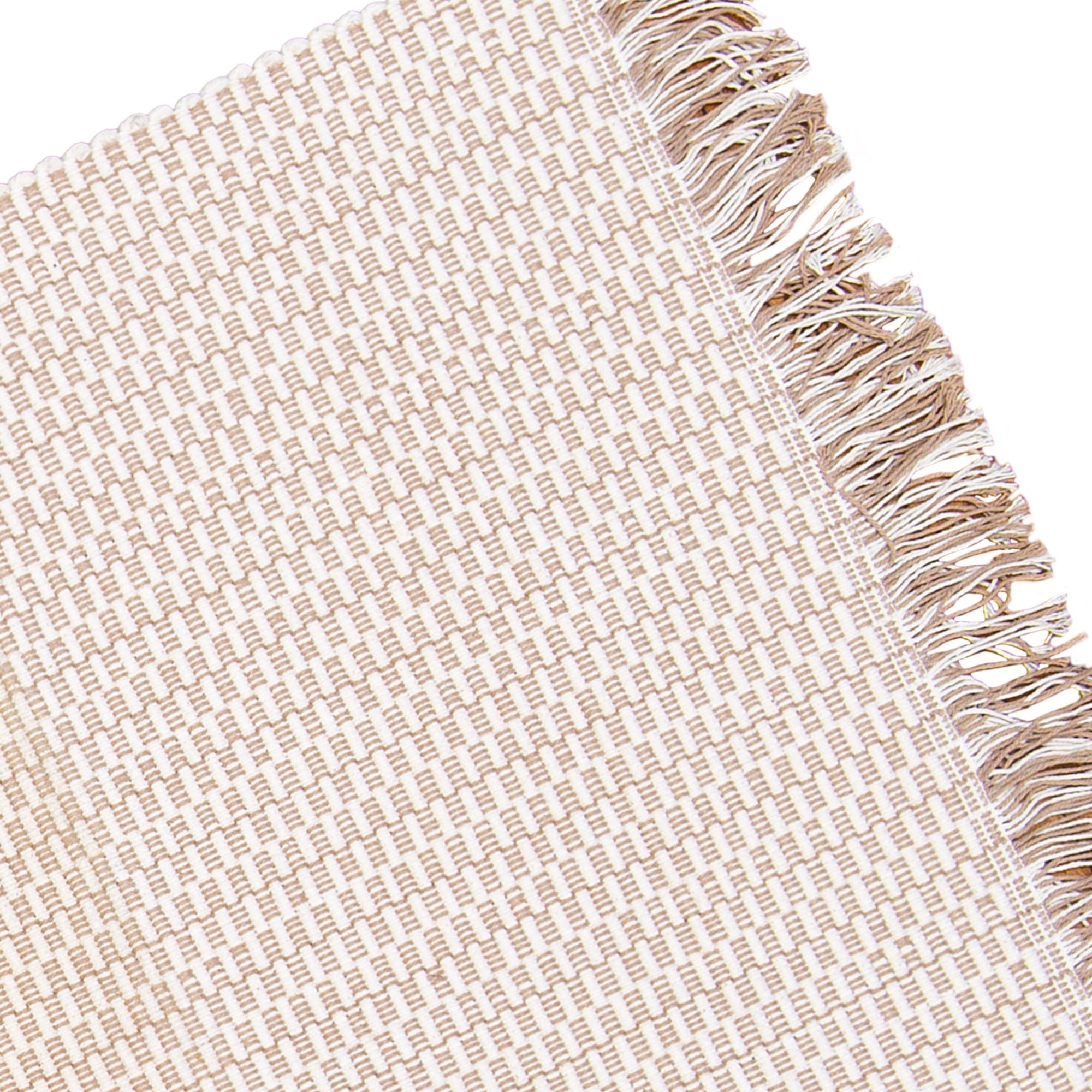 Hand-Loomed Cotton Rug - Image 2