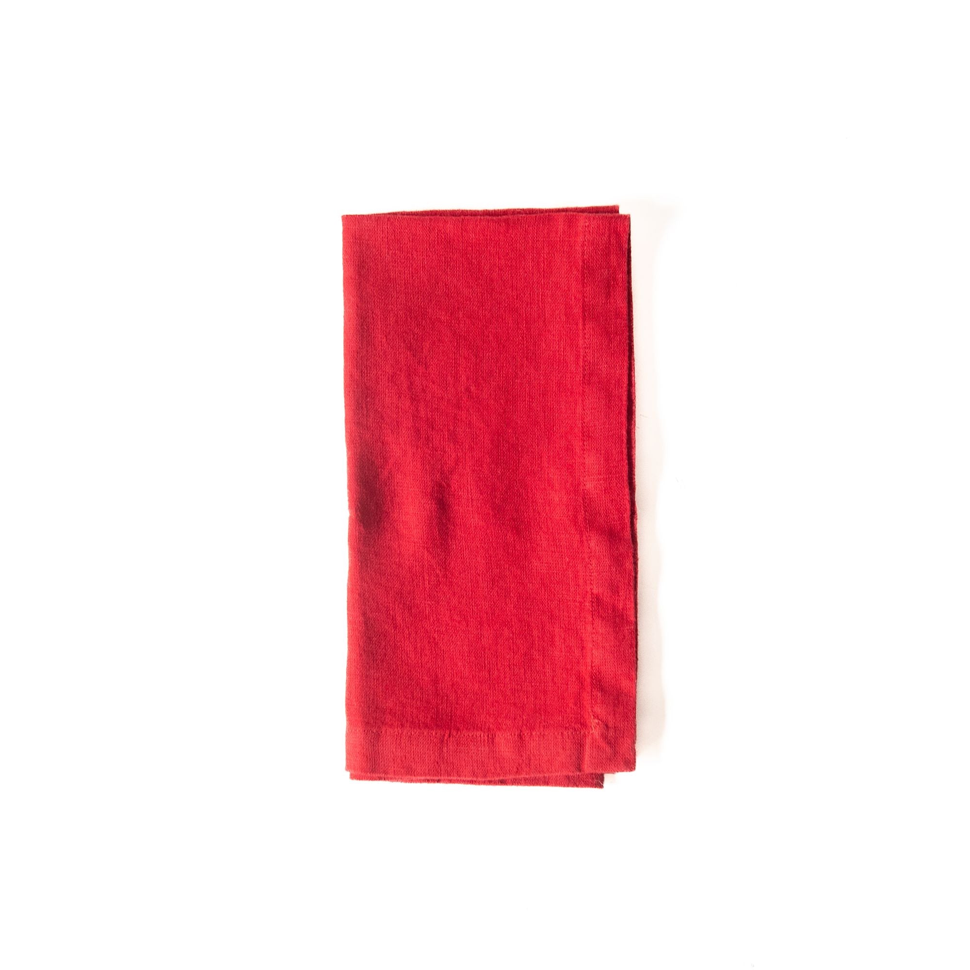 Set of 2 Lava Falls Linen Napkins 20x20, from Linen Tales