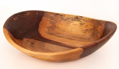 Wave Wooden Bowl