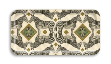 Zebra Narrow Tray, from Avenida Home
