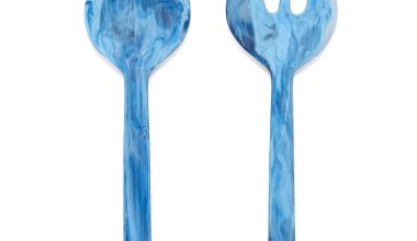 New Servers in Denim Swirl, from Nashi Home