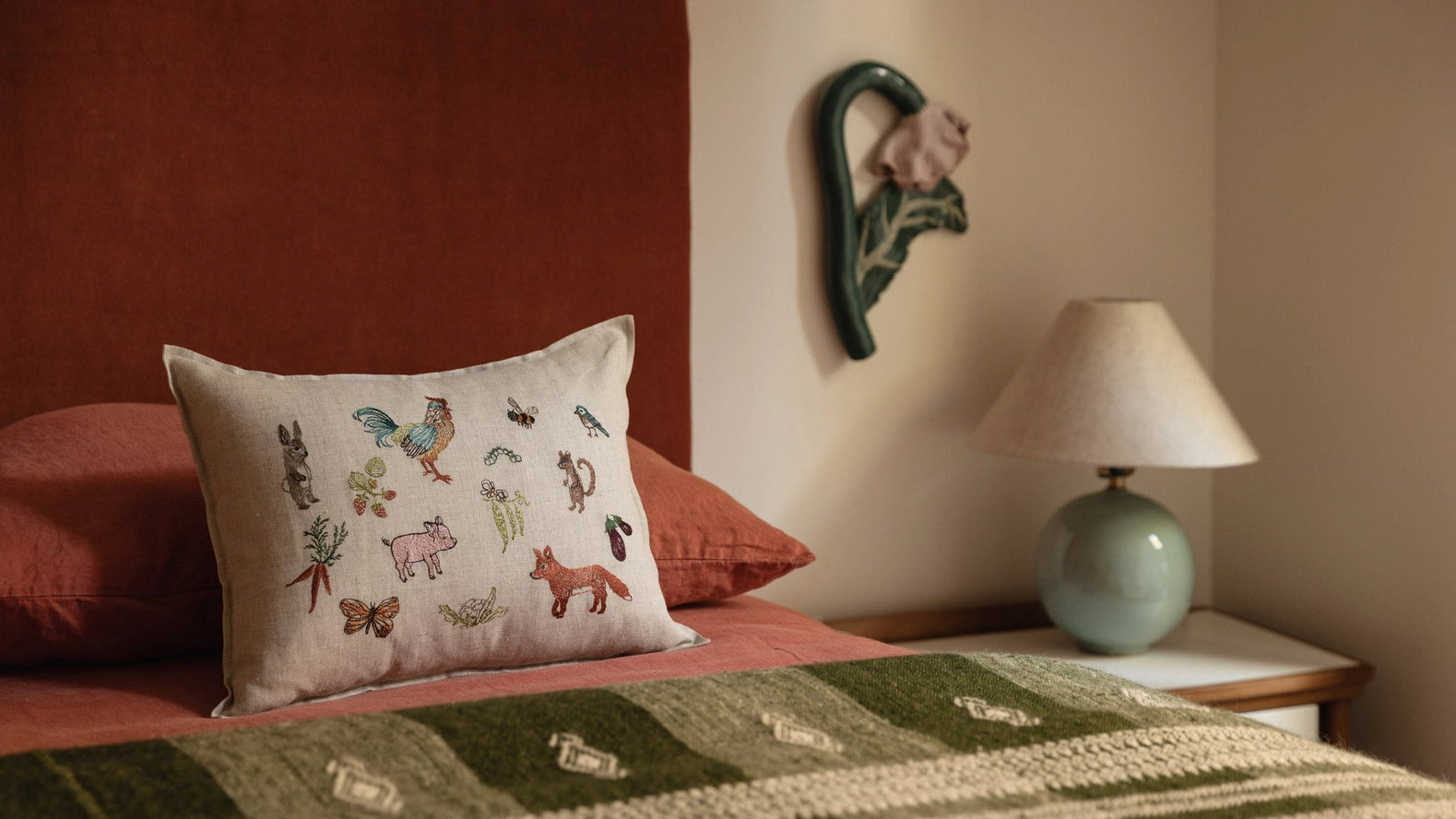 Garden Gathering Pillow, from Coral & Tusk - Image 5