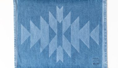Star Placemat in Light Wash Denim, from Mi Cocina