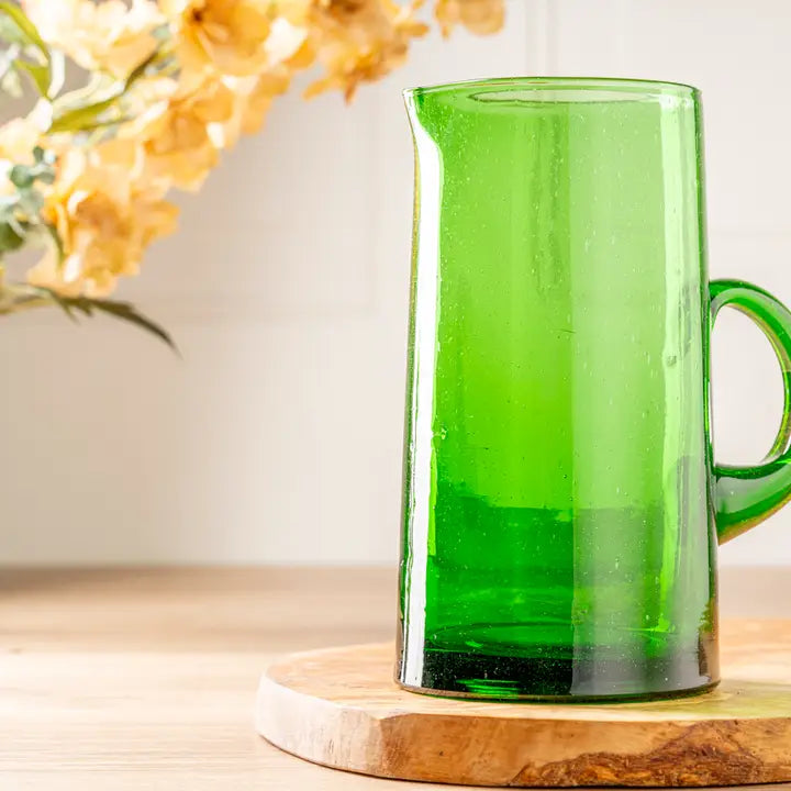 Moroccan Cone Jug in Green - Image 2