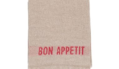 Bon Appetit Table Runner in Rouge, from Charvet Editions