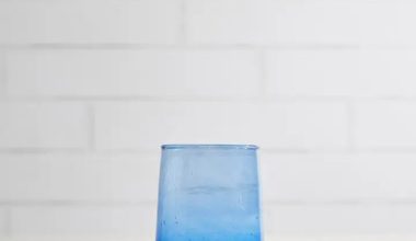 Moroccan Cone Glassware in Blue