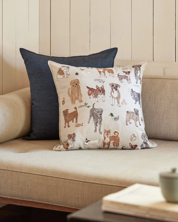 Dogs and Toys Pillow, from Coral & Tusk - Image 7