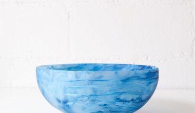 Medium Wave Bowl in Denim Swirl, from Nashi Home