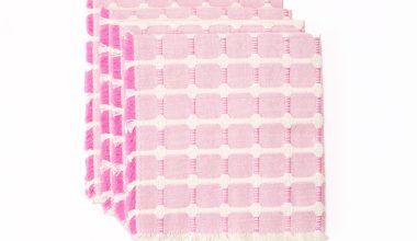 Set of 4 Hopsack Napkins in Bazooka, from Dove and Donkey
