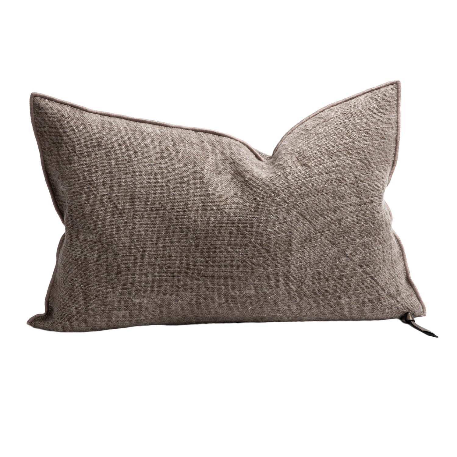 Canvas Nomade Pillow 16"x24" in Ecorce, from Maison De Vacances