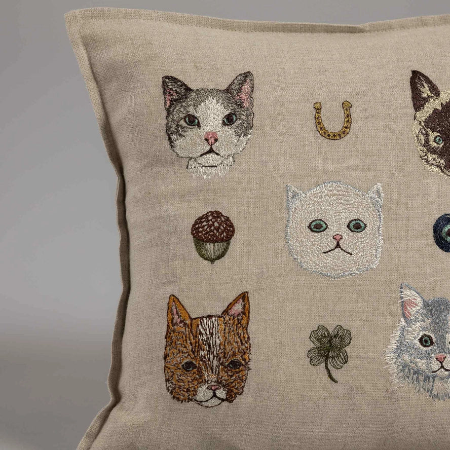 Charming Cats Pillow, from Coral & Tusk - Image 3