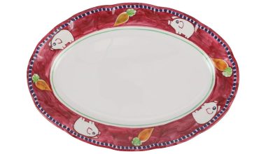 Porco Oval Platter, from Vietri