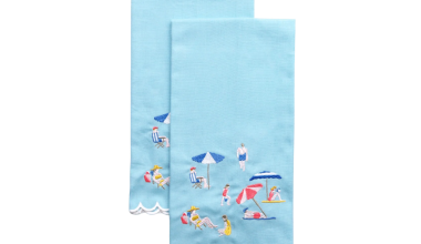 Day at the Beach Tea Towels, from Pomegranate