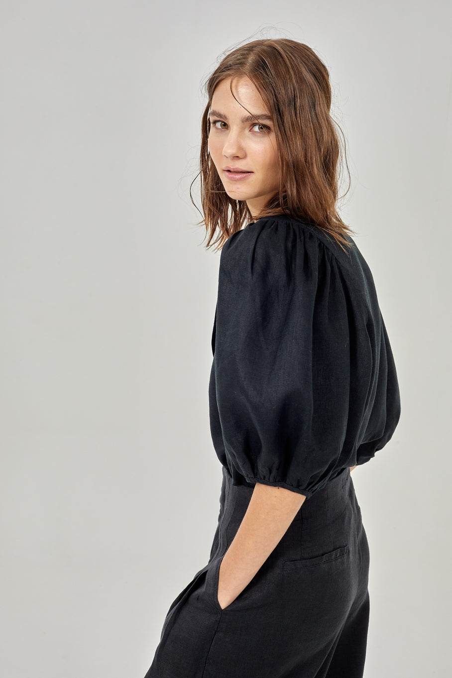 Bubble Shirt in Black, from Lanhtropy - Image 3