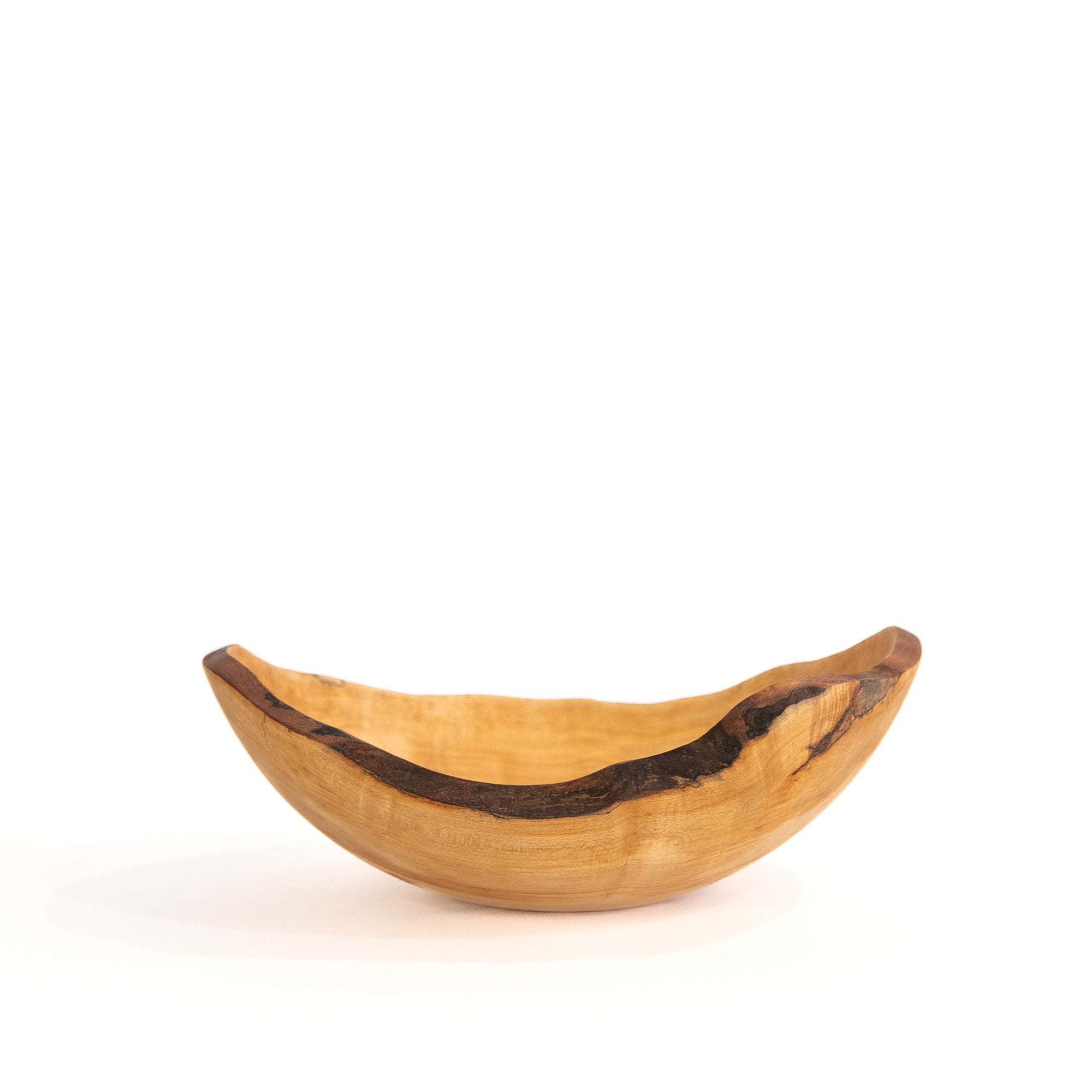 Spalted Oval Maple Bowl, from Petermans