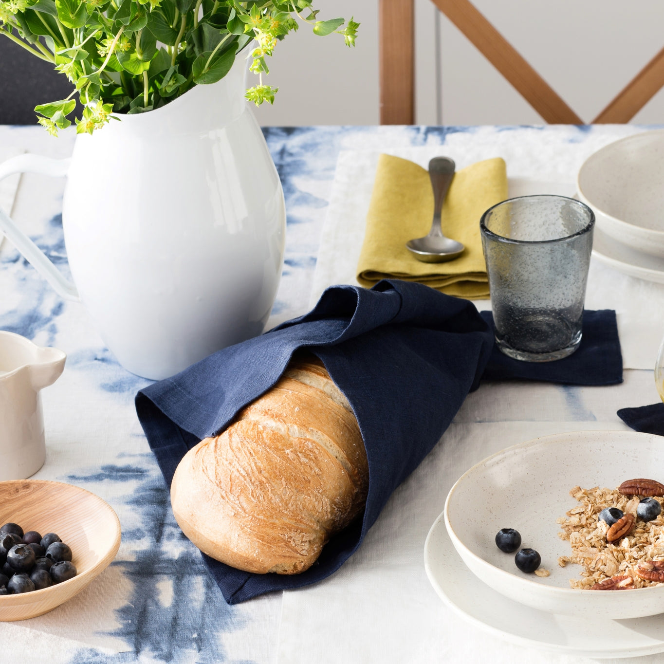 Navy Linen Napkins Set of 2, from Linen Tales - Image 5