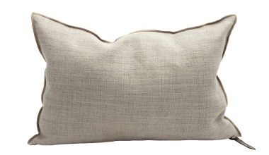 Vintage Canvas Linen Natural Pillow 16x24, from Maison de Vacances