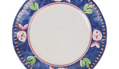Pesce Dinner Plate, from Vietri