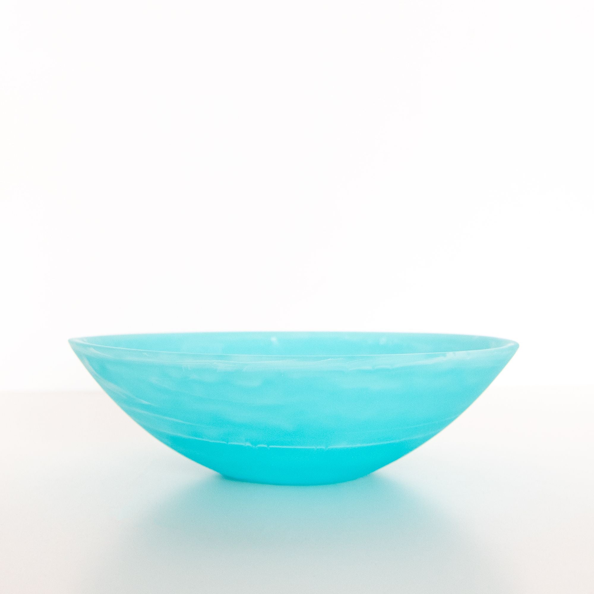 Large Everyday Bowl in Aqua Swirl, from Nashi Home