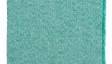 Hb Fringe Napkin in Turquouse, from Deborah Rhodes