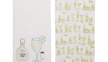 Set of 2 Margarita Linen Tea Towels