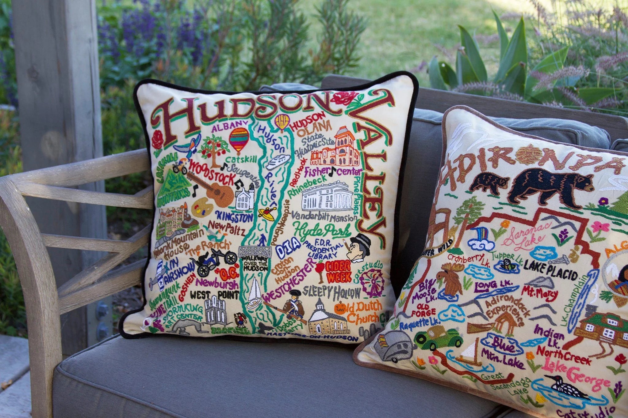 Hudson Embroidered Pillow - Image 5