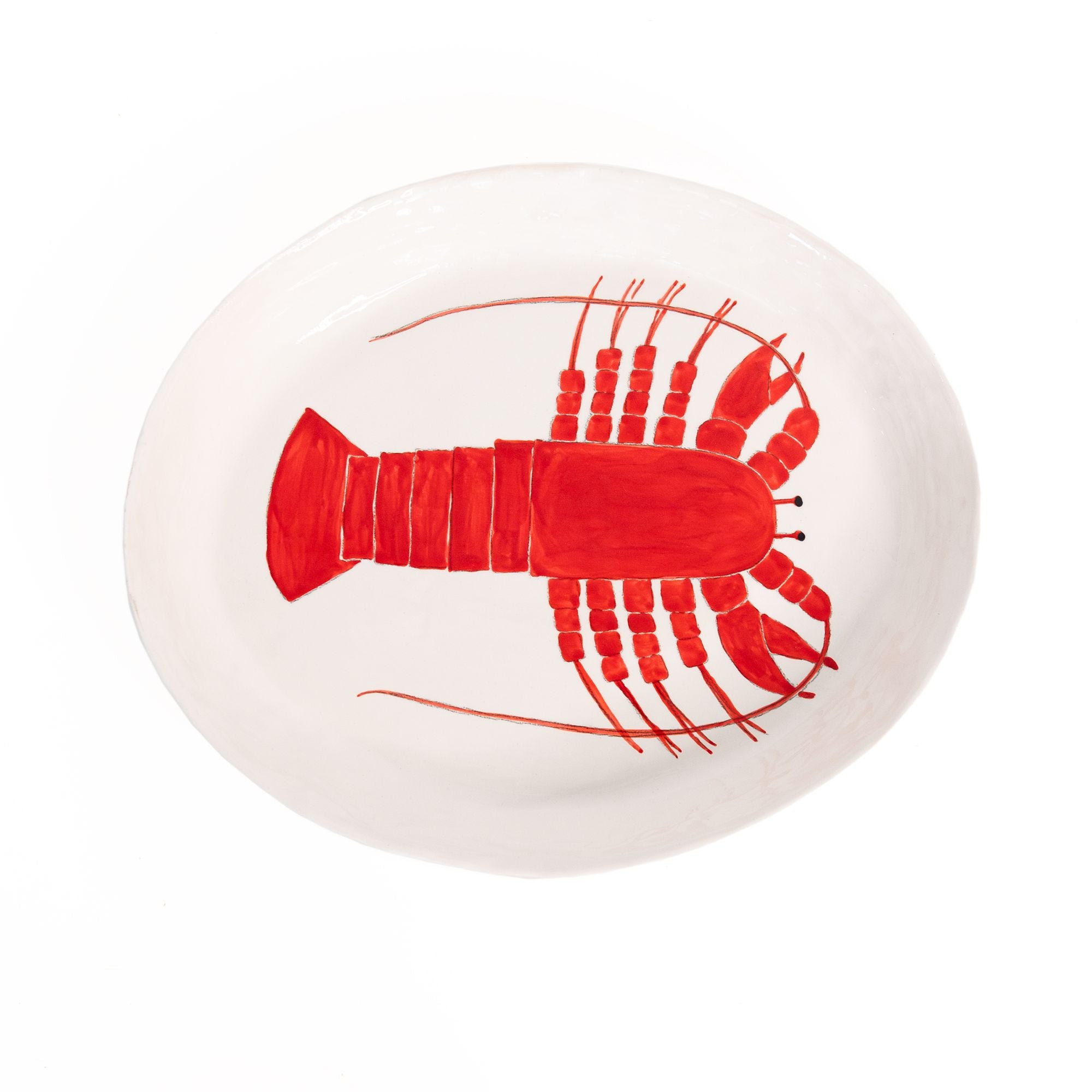 XL Oval Sea Themed Lobster Platter, from Gemma Orkin Ceramics - Image 2
