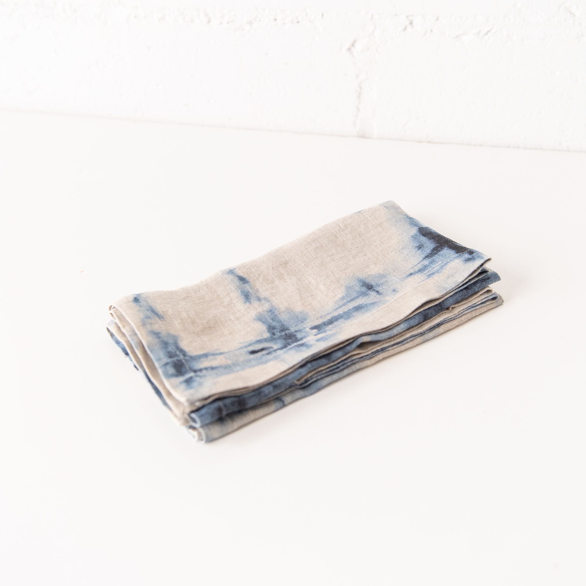 Tie Dye On Natural Linen Napkins Set of 2, from Linen Tales - Image 3