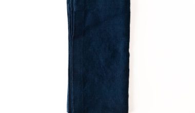 Navy Linen Napkins Set of 2, from Linen Tales