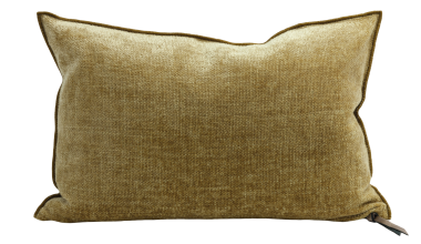 Visconti Chenille Chartreu Pillow 16x24, from Maison de Vacances