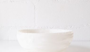 Wave Bowl in White Swirl, from Nashi Home