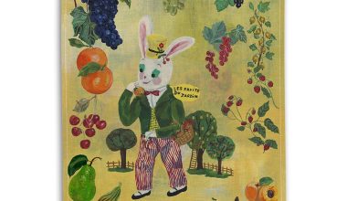 Les Fruits du Jardin Tea Towel, from Avenida Home