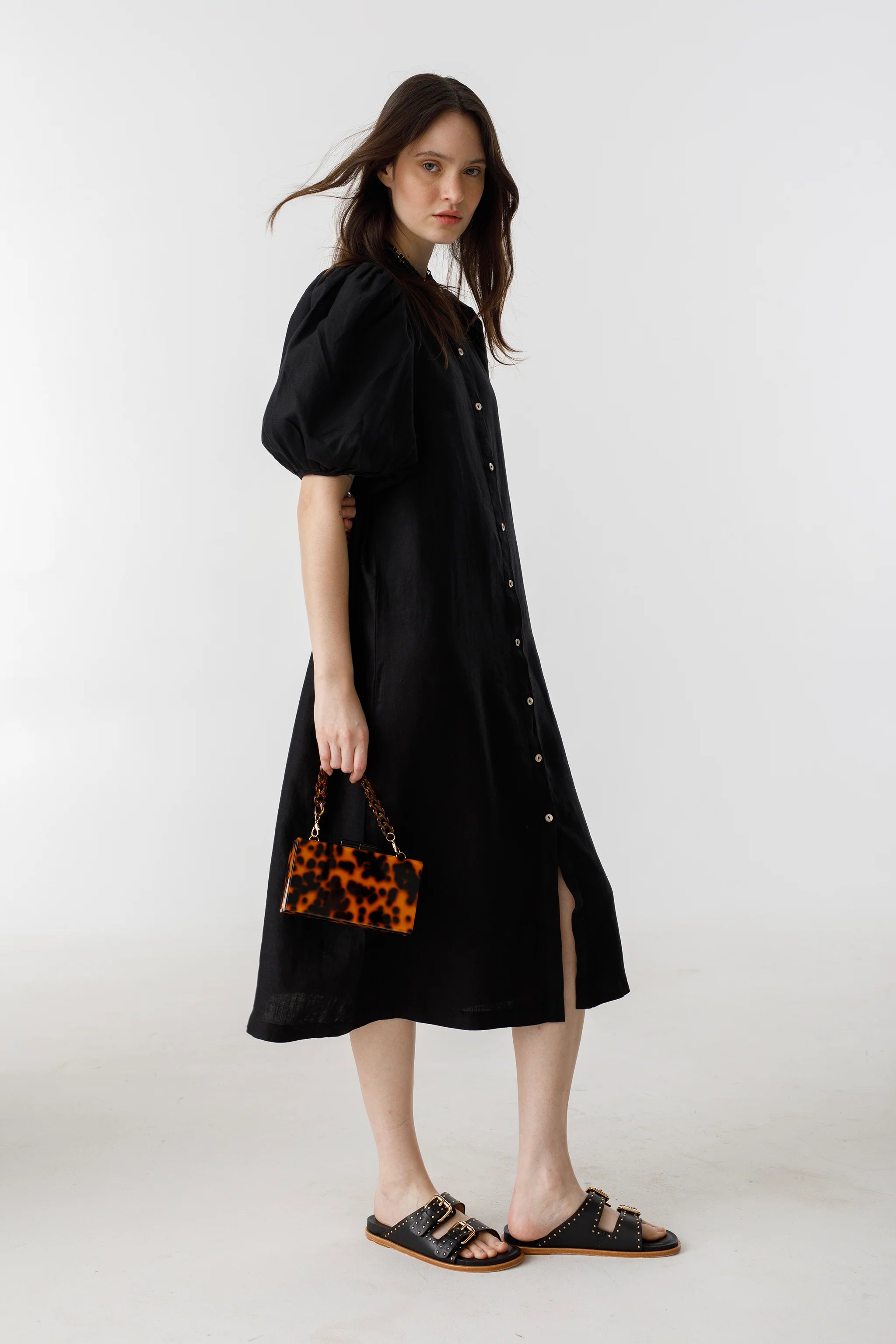 Bubble Dress in Black, from Lanhtropy - Image 2