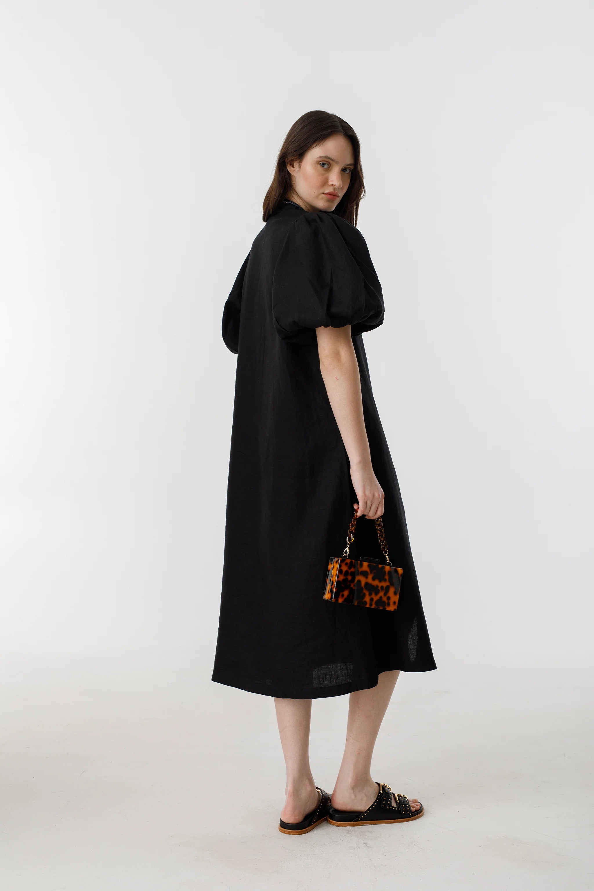Bubble Dress in Black, from Lanhtropy - Image 3