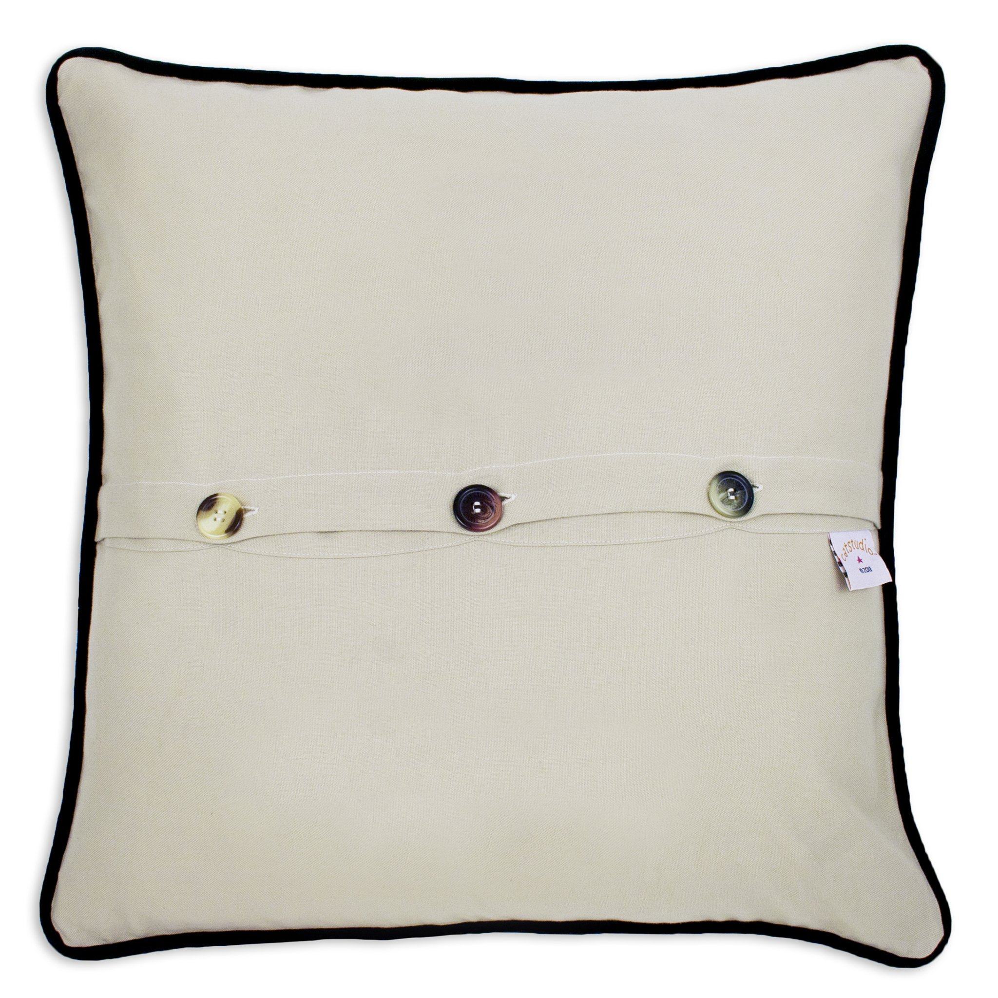 Los Angeles Hand-Embroidered Pillow - Image 2