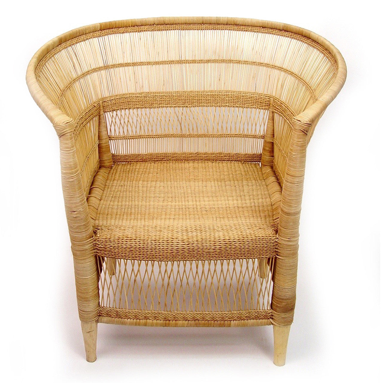Malawi Cane Armchair in Natural