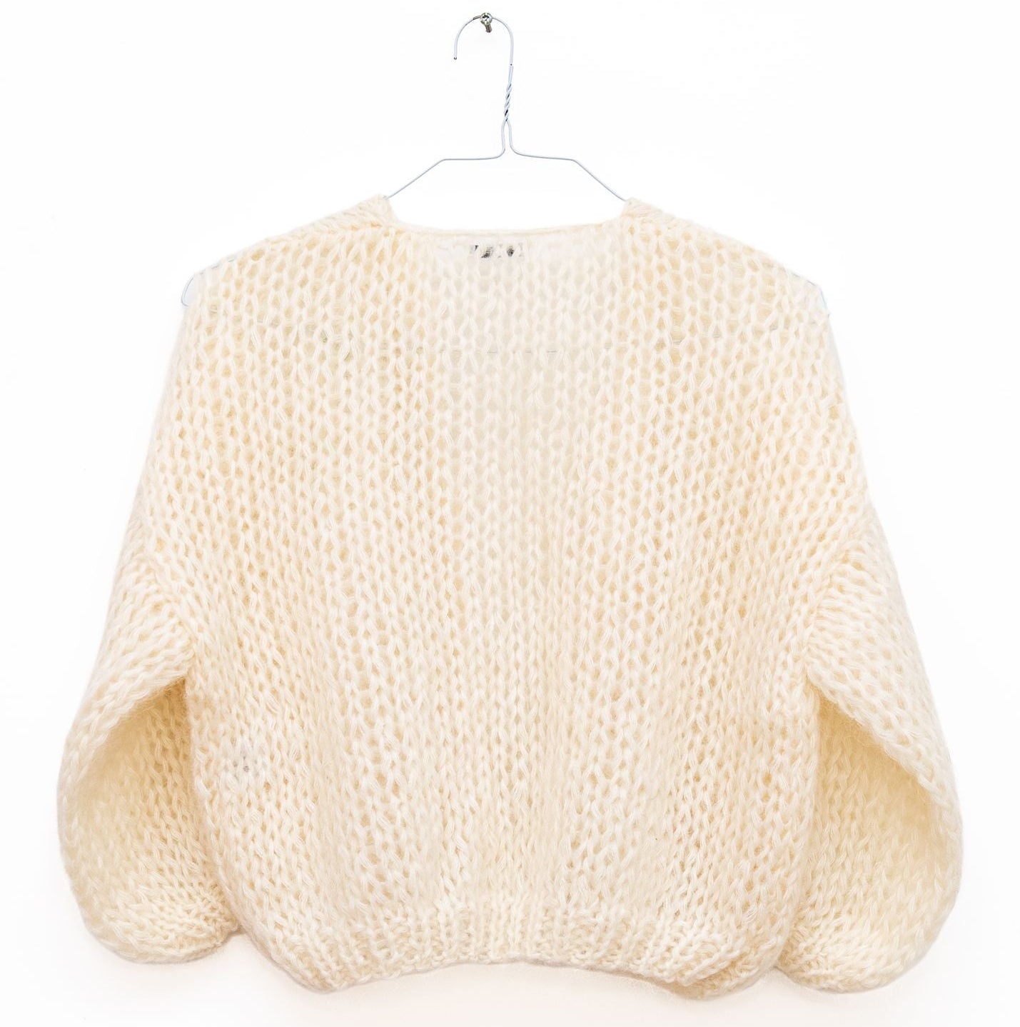 Mohair Bomber Cardigan in Creme, from Maiami - Image 2