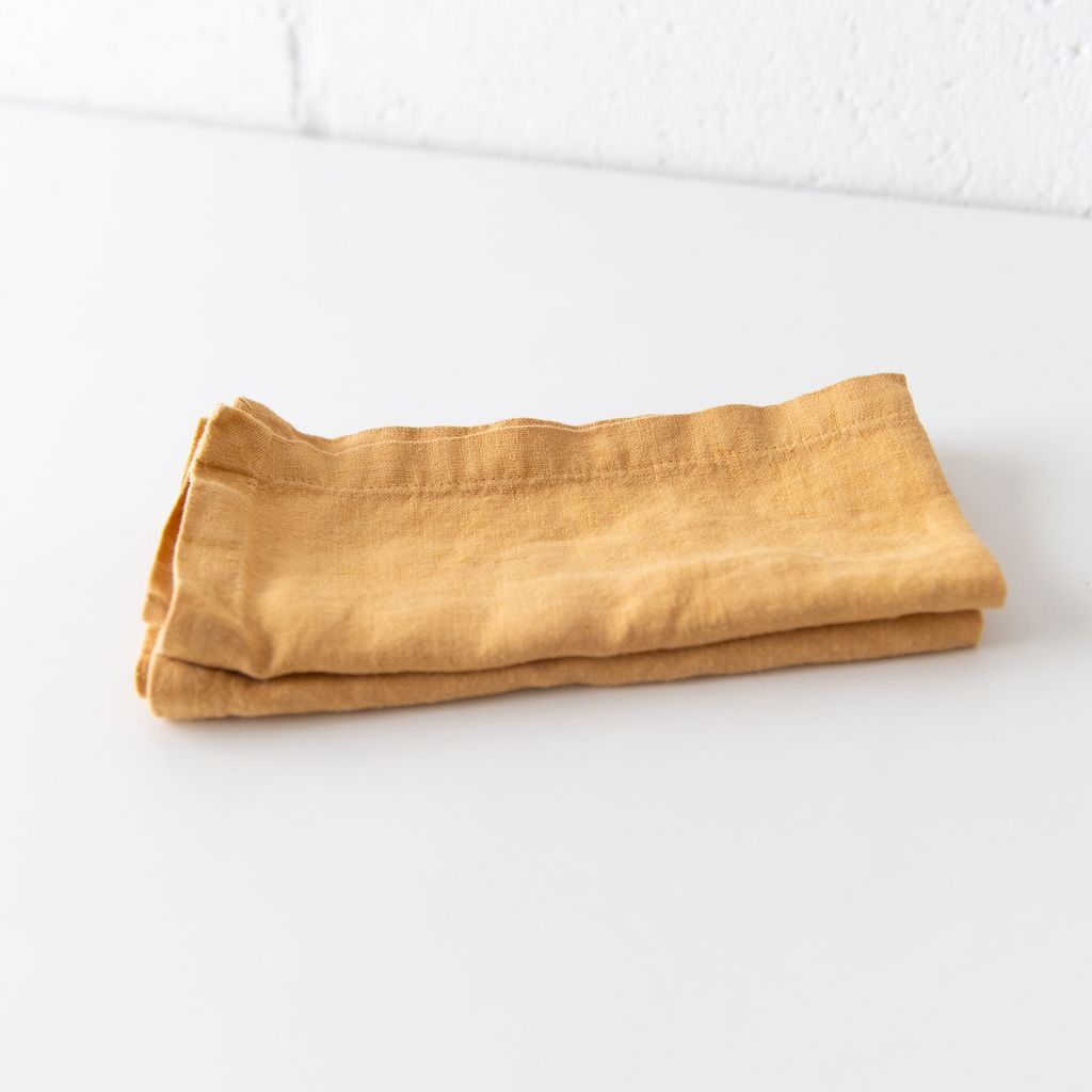 Honey Linen Napkins Set of 2, from Linen Tales - Image 5