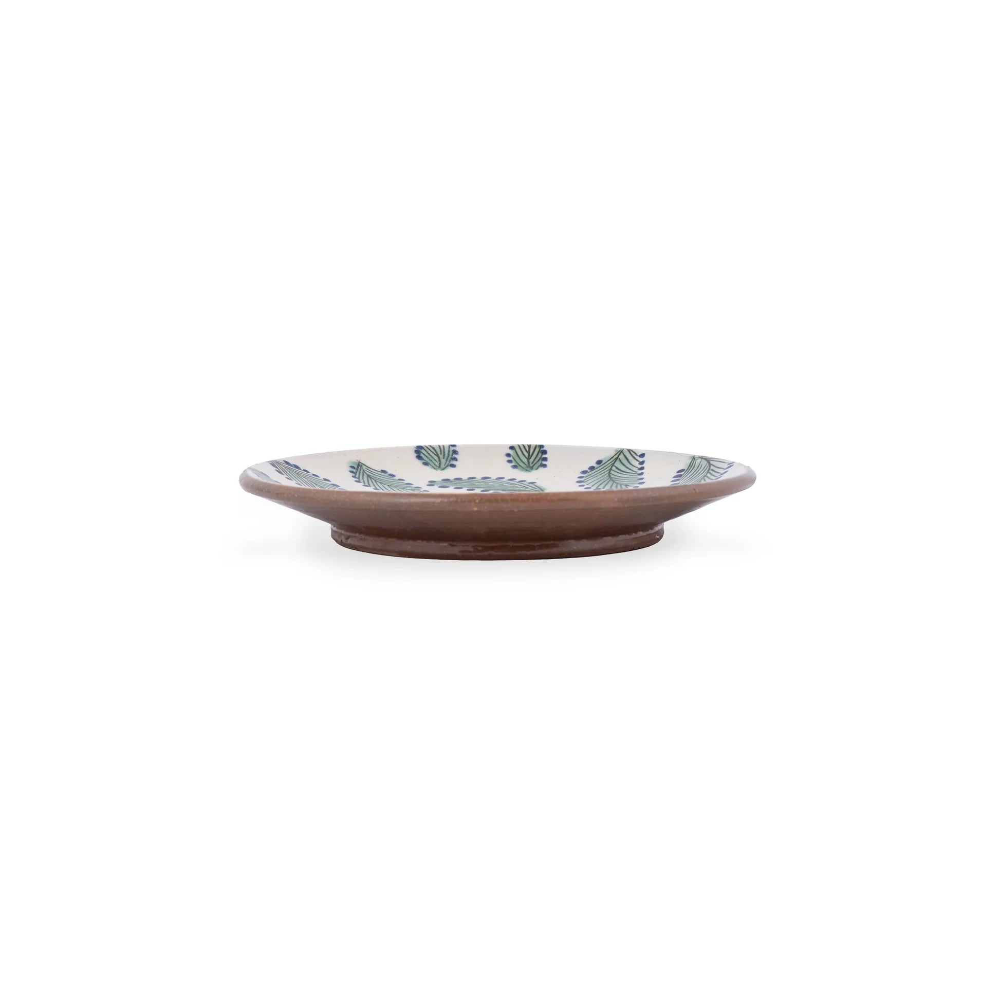 Ceramic Plate in Scattered Leaves, from Kiliim - Image 2