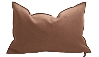 Stone Washed Blush Pillow 16x24, from Maison De Vacances
