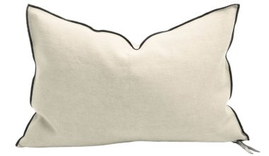 Stone Washed Creme Pillow 16x24, from Maison De Vacances
