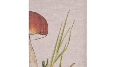 Forest Mushrooms Tablecloth, from Linoroom