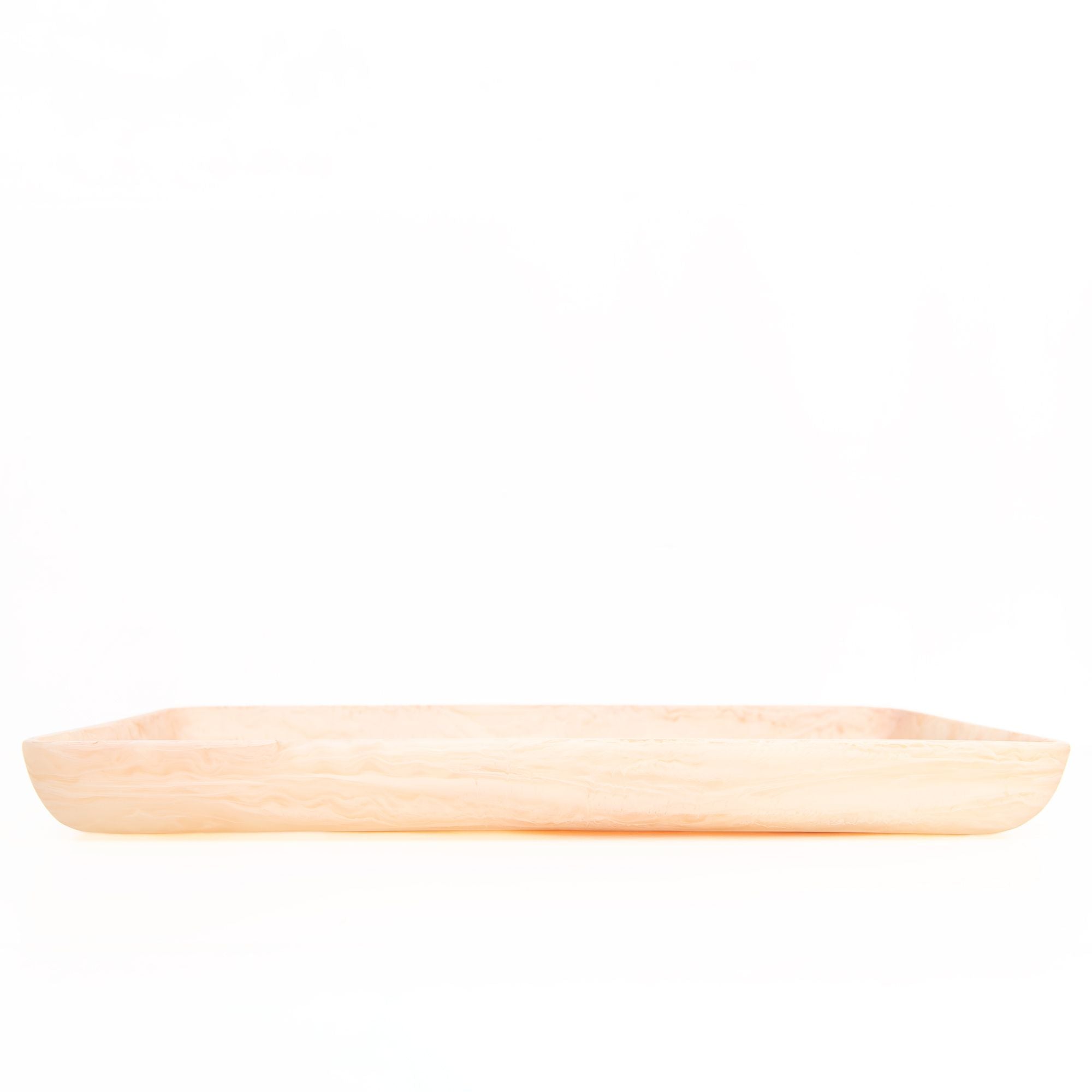 Large Rectangular Tray in Blush Swirl, from Nashi Home - Image 2